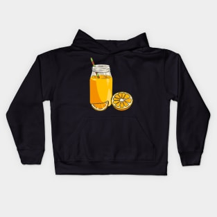 Orange Juice Oranges Fruit Juice Drink Kids Hoodie